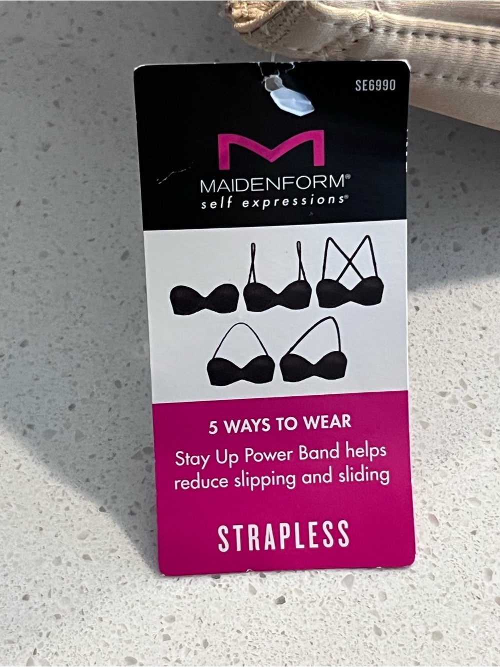 MaidenForm Stay Put Bra 38D NWT - Picture 3 of 5